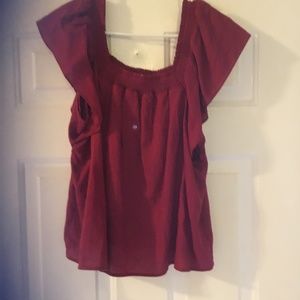 Womens red shirt
